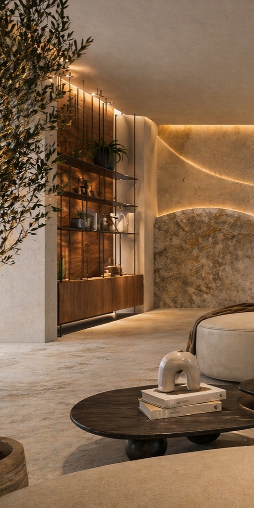 Hotel Lobby by GK SKIADOPOULOS architects in Rhodes Greece