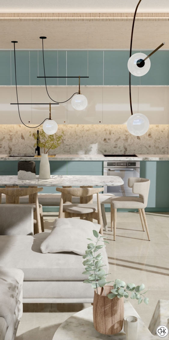 Vacation Villa 101 Interior Design in Rhodes by GK SKIADOPOULOS