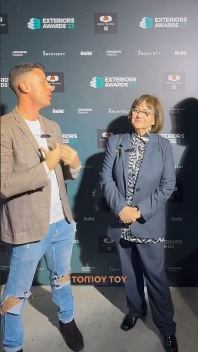 ΧΡΥΣΗ ΔΙΑΚΡΙΣΗ ΣΤΑ EXTERIORS AWARDS 2025 ΓΙΑ ΤΟ IRENE PALACE ΣΤΗ ΡΟΔΟ