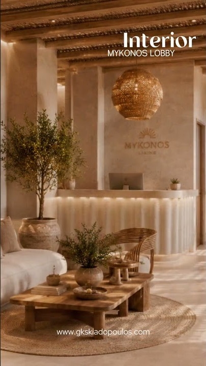 MYKONOS LOBBY - INTERIOR DEESIGN