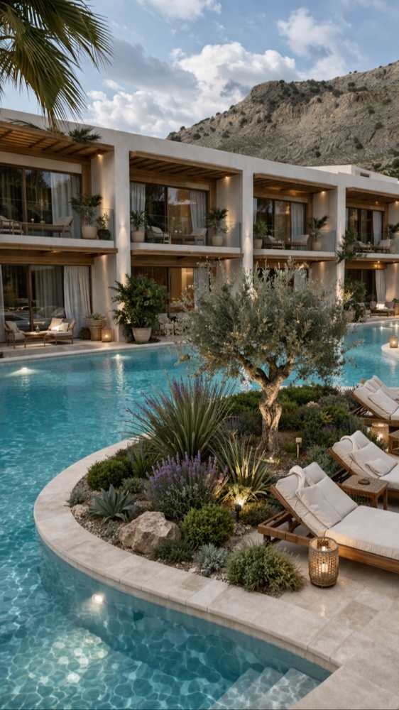 BOUTIQUE HOTEL LANDSCAPE ARCHITECTURE