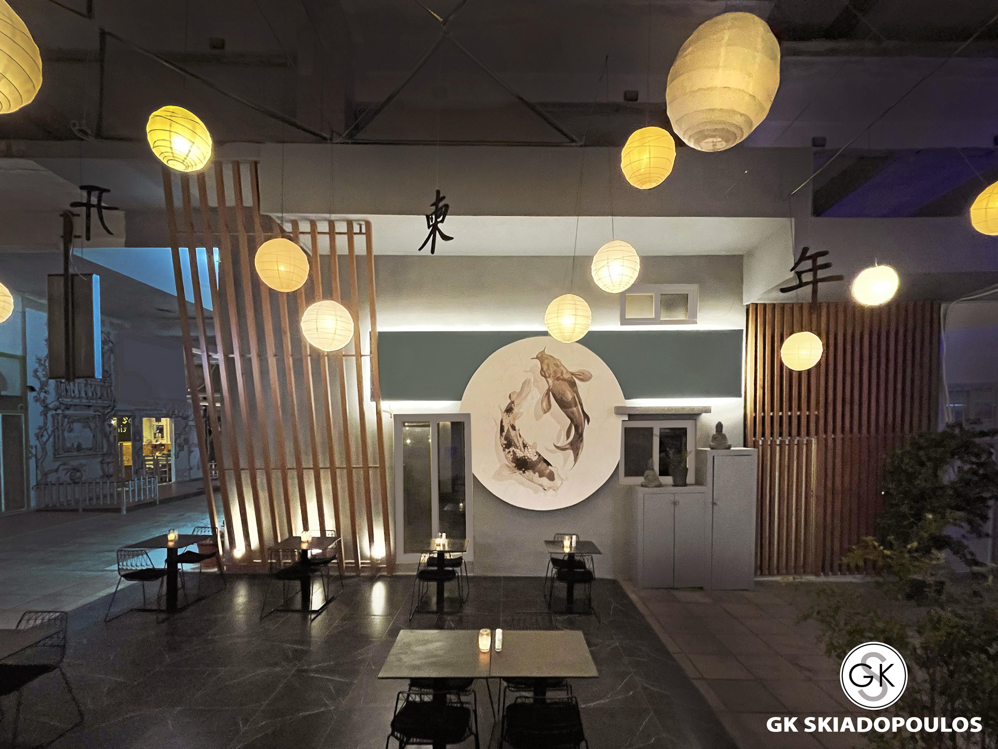 Atoi Sushi Bar Yard Interior Design - 1
