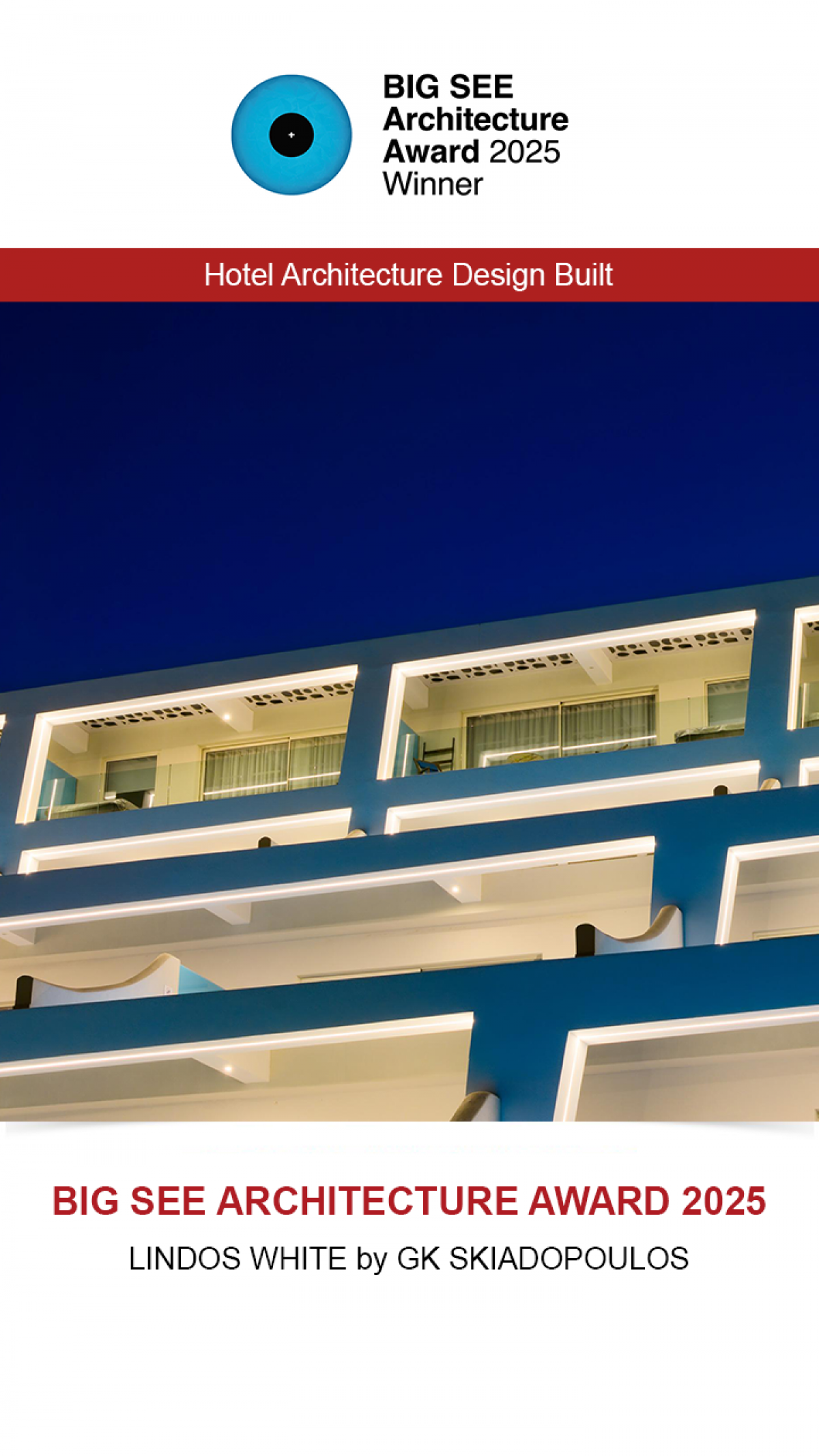 Lindos White – BIG SEE Architecture Award 2025