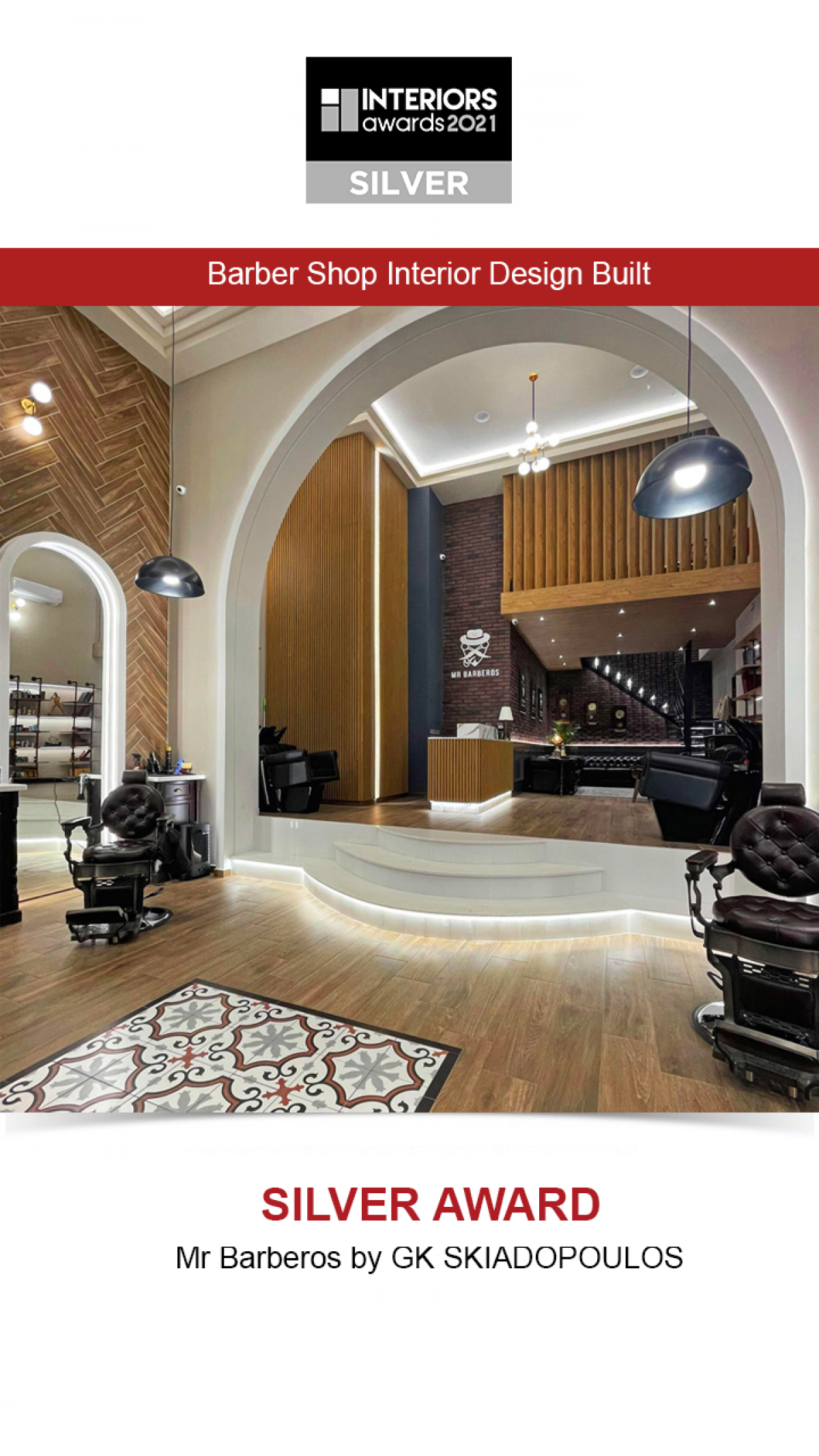 Mr. Barberos – Interiors Awards 2021 Silver