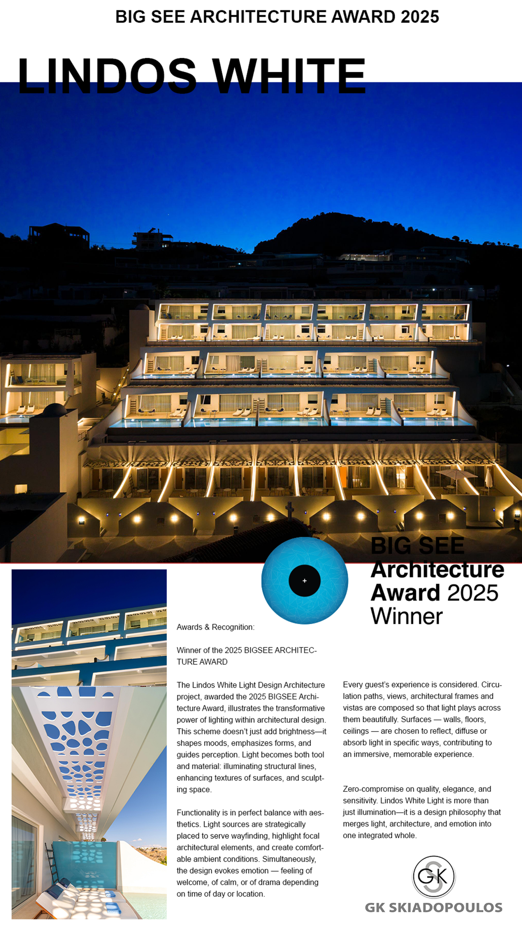Lindos White – BIG SEE Architecture Award 2025