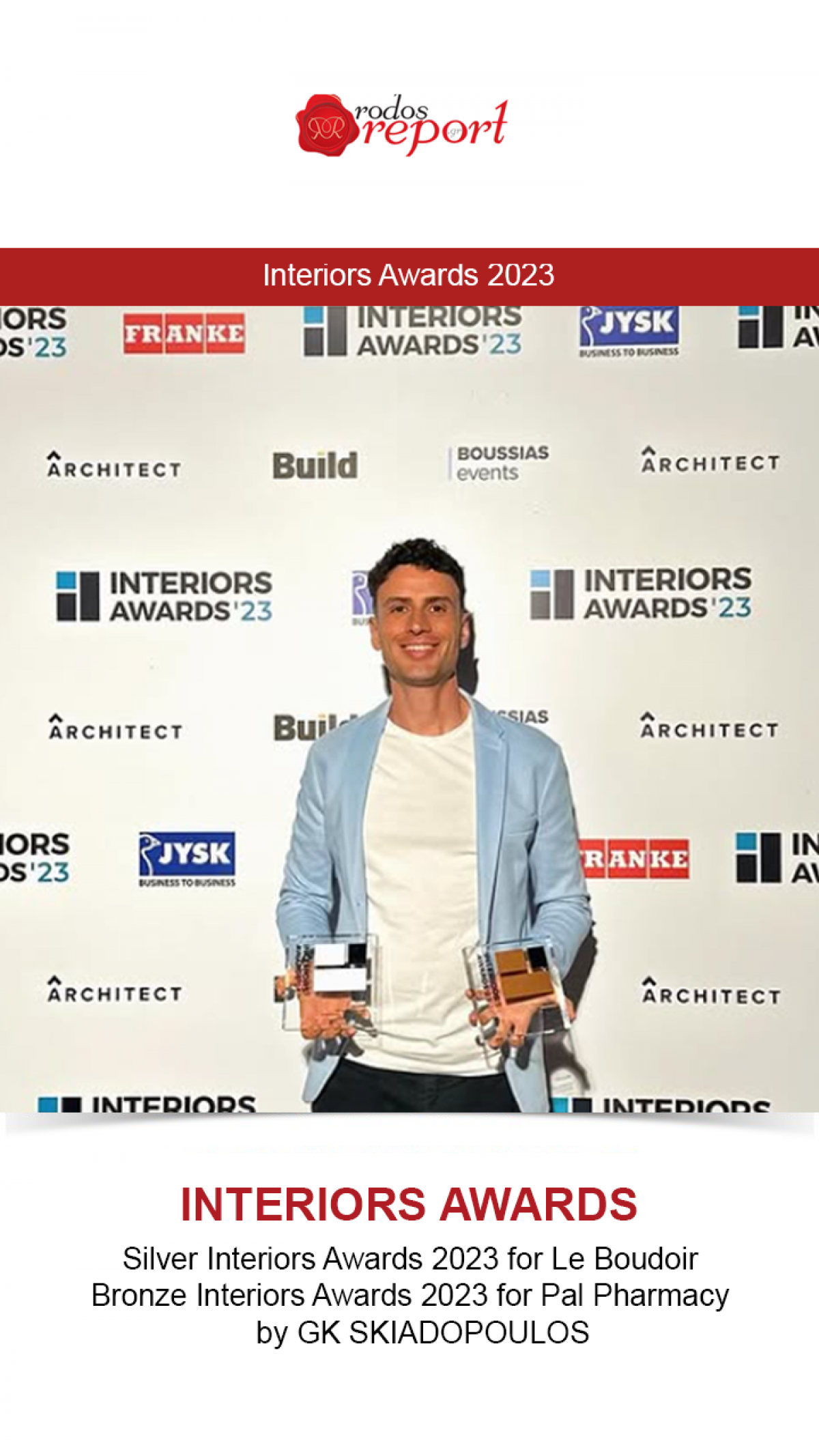 Rodos Report –  Interiors Awards 2023